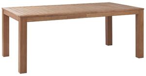 Zahradní stůl z eukalyptového dřeva 190 x 105 cm světle hnědý MONSANO