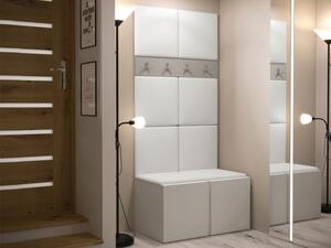 Předsíň Tavasz IV, Barva: kašmír, Barva látek:: ekokůže Soft 017 (bíla) 5903211469183