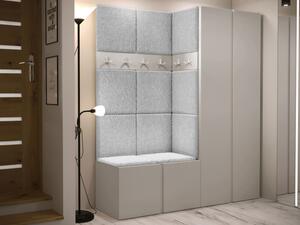 Šatní skříň Tavasz III, Barva: kašmír, Barva látek:: Abriamo 06 5903211469091