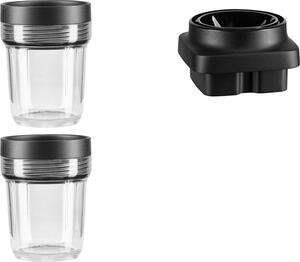 KitchenAid Set 2 mixovacích nádob 200ml + základna k mixéru 5KSB4026 5KSB2040BBB