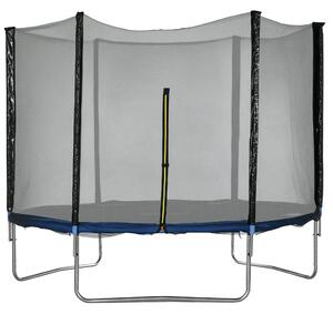 SPORTNOW Koupací trampolína Ø305x250 cm pro děti a dospělé se sáčkem bezpečnostní sítí, žebříkem a ocelovým rámem do zahrady a na terasu | Aosom