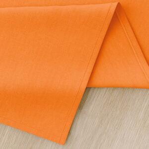 Goldea běhoun na stůl 100% bavlněné plátno - oranžový 35x120 cm