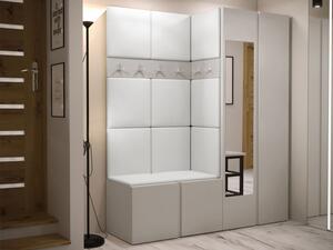 Předsíň Tavasz XII, Barva: kašmír, Barva látek:: ekokůže Soft 017 (bíla) 5903211469978