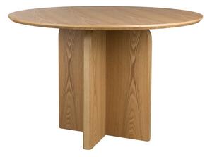 Kulatý jídelní stůl v dekoru dubu ø 120 cm Laurent – White Label