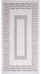 Šedobéžový bavlněný koberec Vitaus Versace, 100 x 150 cm