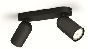 Bodové svítidlo Philips Pongee 50582/30/PN černé 2x max.10W
