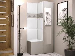 Předsíň Tavasz XXV, Barva: kašmír, Barva látek:: ekokůže Soft 017 (bíla) 5903211470370