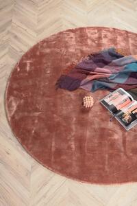 Kulatý koberec Indra, starorůžová, ⌀200