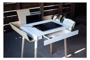 Bílý psací stůl s 1 šuplíkem EMKO My Writing Desk