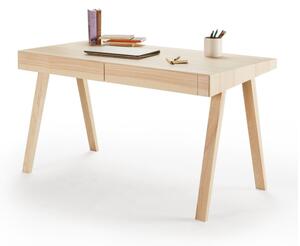 Psací stůl z jasanového dřeva EMKO 4.9, 140 x 70 cm