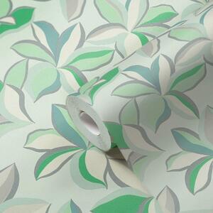 A.S. Création | Vliesová tapeta na zeď House of Turnowsky 38908-3 | 0,53 x 10,05 m | zelená, bílá, metalická