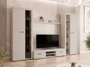 Obývací stěna Rodos XL, Barva: pískově béžová, Osvětlení: bez osvětlení 5903211474972
