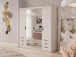 Zrcadlová skříň Melen 4D6S, Barva: pískově béžová 5903211475443