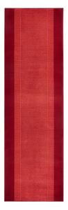 Červený běhoun Hanse Home Basic, 80 x 400 cm