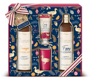 Baylis & Harding Winter Wonderland - sada tělové péče a svíčky, 4 ks