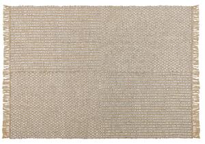 Jutový koberec 140 x 200 cm béžový ADABAG