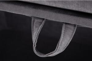 Antracitově šedý puf s úložním prostorem Jalouse Maison Serena