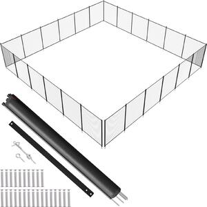 VEVOR ohrádka na bazén, 1,21 x 21,95 m, odnímatelná dětská ohrádka na bazén, snadná instalace pro kutily, ohrádka na bazén, 340 g Teslin PVC ohrádková síť na bazén, chrání děti a domácí zvířata