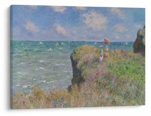 Obraz - Claude Monet, Cliff Walk at Pourville, reprodukce (70x50 cm)