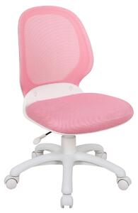 Dětská židle Jerry, bílá/růžová