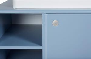 Světle modrá lakovaná umyvadlová skříňka Tom Tailor Color Bath II. 62 x 80 cm s umyvadlem