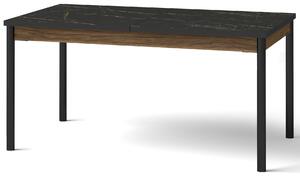 Skládací stůl Prestigo P14 160/240x90 Černý/Oak/San Sebastian