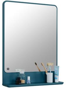 Tmavě modré lakované koupelnové zrcadlo Tom Tailor Color Bath 70 x 52 cm