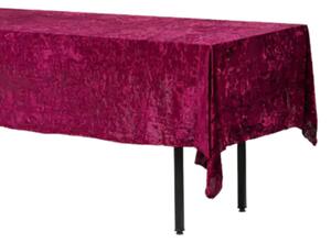 Obdélníkový sametový ubrus 280x160cm vínový