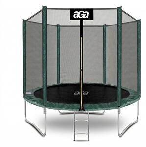 Aga SPORT TOP 250 cm Dark Green + ochranná síť + žebřík