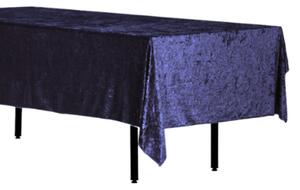 Obdélníkový sametový ubrus 280x160cm tmavě modrá