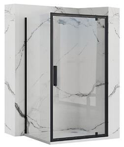 Sprchový Kout Rea Rapid Swing Black 70X80