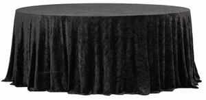 Sametový kulatý ubrus černý Ø340 cm, Velvet
