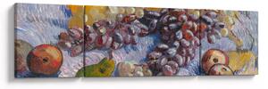 Obraz - Vincent van Gogh, Grapes, Lemons, Pears, and Apples, reprodukce (170x50 cm)