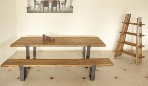 Masivní jídelní stůl MERAN 100 x 200 cm (na výběr více variant)