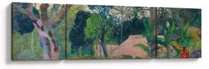 Obraz - Paul Gauguin, Te raau rahi (The Big Tree), reprodukce (170x50 cm)