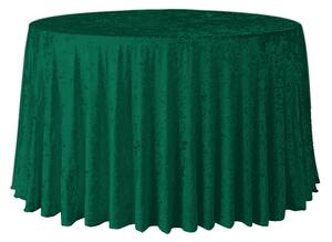 Kulatý sametový ubrus průměr 340cm Velvet zelený