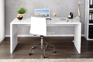 Moderní designový kancelářský psací stůl Trade 120cm bílý