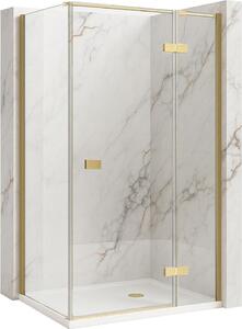 Sprchový Kout Rea Atlas 120X80 Bruch Gold Right