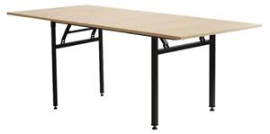 Banketní konferenční stůl obdélníkový o rozměrech 180x75 cm v barvě dubu Sonoma