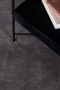 Kulatý koberec Undra, tmavě šedý, ⌀200