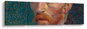 Obraz - Vincent van Gogh, Self-Portrait, reprodukce (170x50 cm)