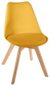 Jídelní židle Berenice Yellow od společnosti Eazy Living