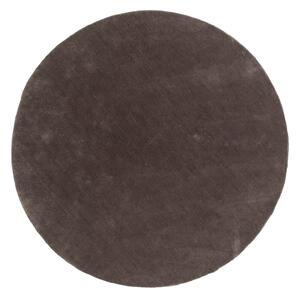 Kulatý koberec Undra, tmavě šedý, ⌀200