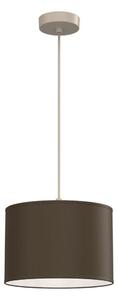 Lustr na lanku ARDEN 1xE27/15W/230V pr. 25 cm béžová/hnědá