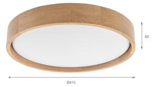 Brilagi - LED Stropní svítidlo MANAROLA PLAIN LED/24W/230V 3000K pr. 41 cm dub