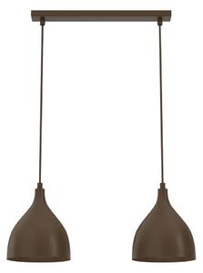 Lustr na lanku NOAK CLASSIC 2xE27/15W/230V hnědá