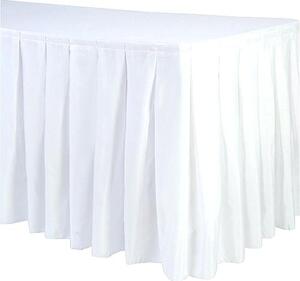 Skirting (falbána) 565 cm bílá, pro banketní stůl