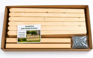 Plotový panel 70 x 200 cm ze sibiřského modřínu – sada k vlastní montáži