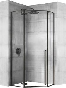 Sprchový Kout REA DIAMOND BLACK+ Sprchová vanička DIAMOND BLACK 90X90