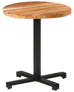 Balkonový stolek kulatý Ø 70 x 75 cm masivní akáciové dřevo